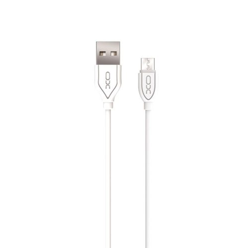 XO NB8 Micro USB fehér adatkábel 1m 2.1A