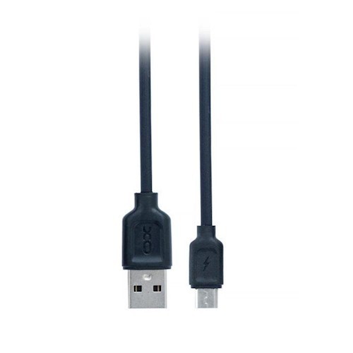 XO NB36 micro USB fekete gyorstöltő adatkábel 1m 2.1A