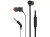 JBL Tune 110 vezetékes stereo headset, 3.5mm jack csatlakozó, mikrofonnal, fekete