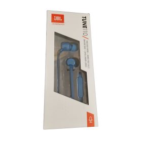   JBL Tune 110 vezetékes stereo headset, 3.5mm jack csatlakozó, mikrofonnal, kék