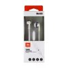 JBL T205 fehér gyári stereo headset 3.5 mm jack csatlakozóval