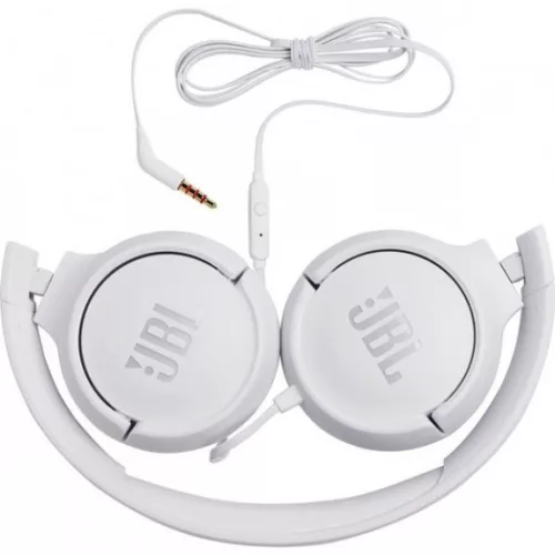 JBL Tune 500 vezetékes fejhallgató, fehér