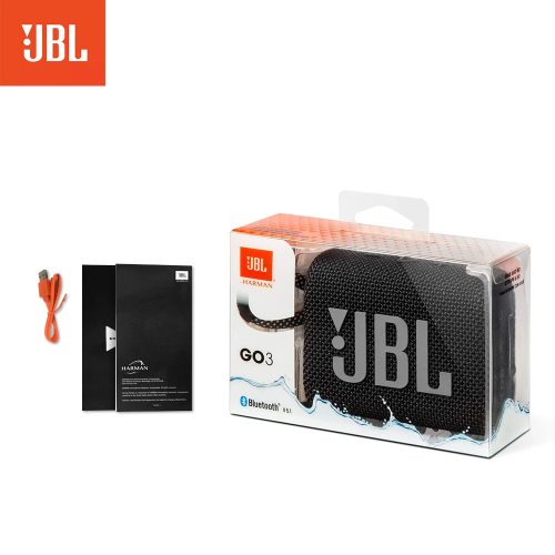 JBL GO3 fekete bluetooth hangszóró 4.2W