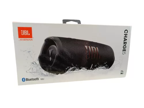 JBL Charge5 bluetooth hangszóró, 40W, Bt 5.1, IP67, fekete
