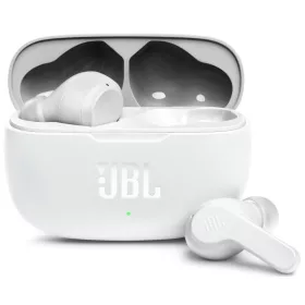   JBL Wave 200 stereo bluetooth headset vezeték nélküli töltőtokkal, TWS, fehér