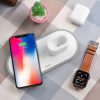 Hoco CW21 3in1 (iPhone, AirPods, Apple Watch) fehér vezeték nélküli (Wireless) töltő 2A 10W