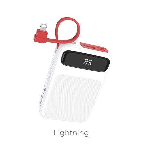 Hoco J40 fehér Power Bank 2.0A 10000mAh