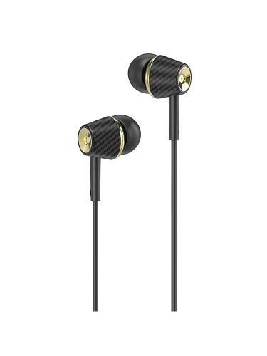 Hoco M70 fekete-arany stereo headset 3.5 mm jack csatlakozóval