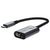 Hoco HB21 szürke HDMI adapter Type-C csatlakozóval 4K 30 Hz