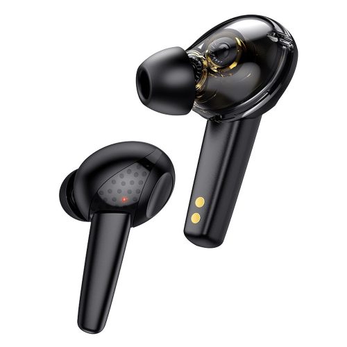 Hoco ES55 fekete stereo bluetooth headset vezeték nélküli töltőtokkal