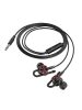 Hoco M84 fekete stereo headset 3.5 mm jack csatlakozóval