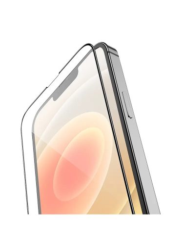 iPhone 13 Pro Max / 14 Plus (6,7") üvegfólia fekete kerettel, HD, 0.33mm, Hoco G5