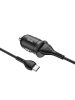 Hoco Z43 fekete USB szivartöltő fej + micro USB adatkábel 18W