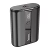 Power Bank, 1xUSB / 1xType-C / 1x micro USB, 10000 mAh / 22.5W / 5V 3A, LED kijelző, fekete, Hoco Q3 Pro