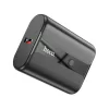 Power Bank, 1xUSB / 1xType-C / 1x micro USB, 10000 mAh / 22.5W / 5V 3A, LED kijelző, fekete, Hoco Q3 Pro