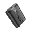 Power Bank, 1xUSB / 1xType-C / 1x micro USB, 10000 mAh / 22.5W / 5V 3A, LED kijelző, fekete, Hoco Q3 Pro