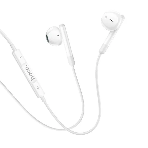 Stereo headset Type-C csatlakozóval, hangerőszabályzós / mikrofonnal, fehér, Hoco M93
