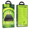 Power Bank 2xUSB / 1xType-C / 1x micro USB + Type-C kábel, 20000 mAh / 22.5W, fekete, HOCO J101A Astute