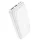 Power Bank 2xUSB / 1xType-C / 1x micro USB + Type-C kábel, 20000 mAh / 22.5W, fehér, HOCO J101A Astute