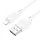 iPhone 8pin gyorstöltő adatkábel, fehér, 1M, 2.4A, Hoco X88