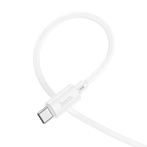 Type-C - Type-C adatkábel, 60W / 3A, 1M, fehér, Hoco X88
