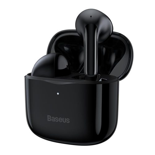 Stereo bluetooth headset vezeték nélküli töltőtokkal, TWS, fekete, Baseus Bowie E3