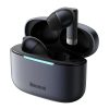 Stereo bluetooth headset vezeték nélküli töltőtokkal, TWS, zajszűrés, fekete, Baseus Bowie E9