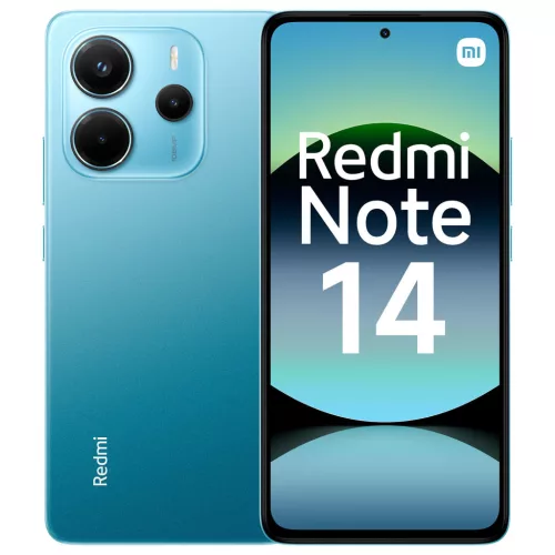 Xiaomi Redmi Note 14 4G mobiltelefon, 6GB/128GB, dual sim, kék  (Ocean Blue)