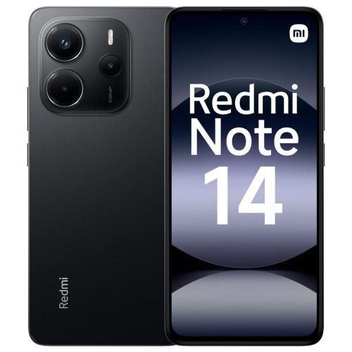 Xiaomi Redmi Note 14 4G mobiltelefon, 6GB/128GB, dual sim, fekete