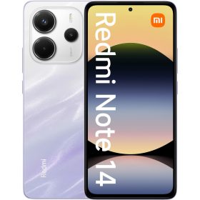   Xiaomi Redmi Note 14 4G mobiltelefon, 6GB/128GB, dual sim, lila (Mist Purple)