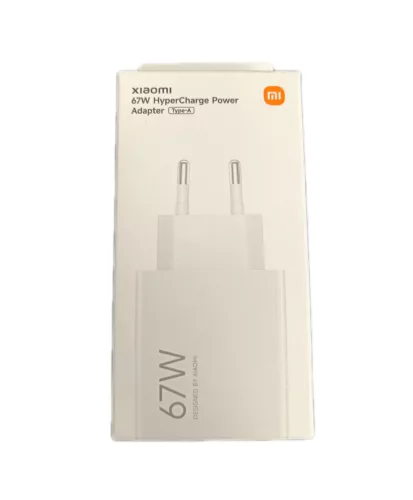 Xiaomi hálózati töltőfej, 1xUSB, 67W, gyári, fehér, MDY-12-EH (csomagolt)