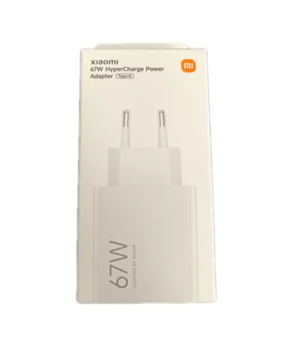 Xiaomi hálózati töltőfej, 1xUSB, 67W, gyári, fehér, MDY-12-EH (csomagolt)