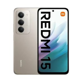   Xiaomi Redmi 15 mobiltelefon, 6GB/128GB, dual sim, szürke (Titan Gray)