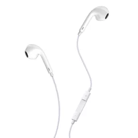   Stereo headset Lightning csatlakozóval, hangerőszabályzós, fehér, BWOO HF10