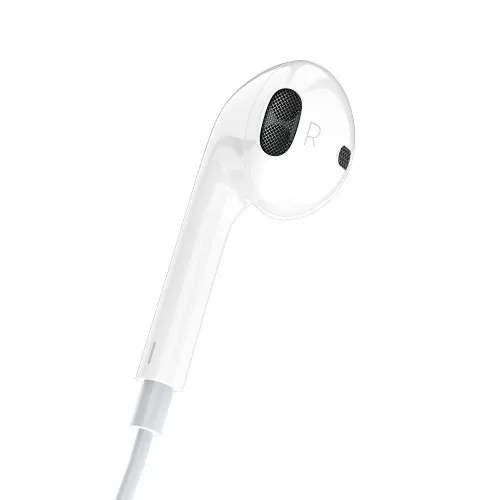 Stereo headset Lightning csatlakozóval, hangerőszabályzós, fehér, BWOO HF10