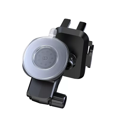 Műszerfalra helyezhető autós tartó, 360° fordítható, 4.7"-6.7", fekete, BWOO BO-ZJI25