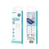 Type-C - iPhone 8pin gyorstöltő adatkábel, fehér, 1M, 3A / 27W, BWOO X283C-L