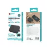 Magsafe power bank, mágneses, 10000 mAh, PD 3.0, 20W / 2A, fekete, BWOO BO-P59