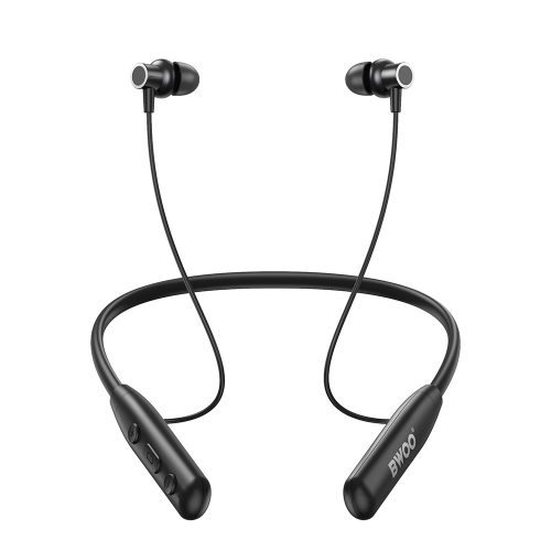 Stereo bluetooth headset nyakpánttal, fekete, BWOO BW870