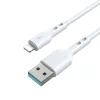 iPhone 8pin gyorstöltő adatkábel, 3A / 15W, 2M, fehér, BWOO BO-X172L-2M