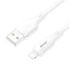 iPhone 8pin gyorstöltő adatkábel, 3A, 1M, fehér, BWOO BO-X329L