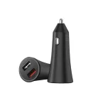Xiami MI 37W Dual Port szivartöltő fej, 2x USB, 37W / 3A, fekete, GDS4147GL
