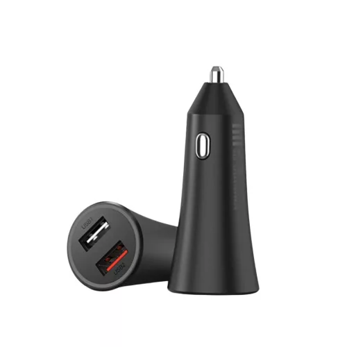 Xiami MI 37W Dual Port szivartöltő fej, 2x USB, 37W / 3A, fekete, GDS4147GL