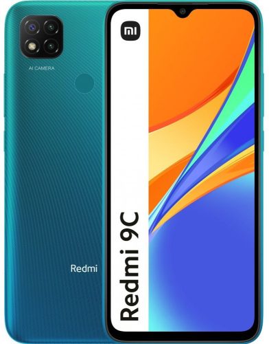 Xiaomi Redmi 9C NFC dual sim 2GB/32GB zöld (Aurora Green) mobiltelefon