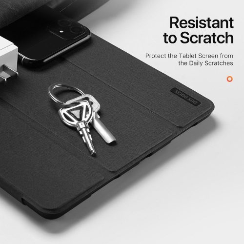 Apple iPad Pro 11" könyvtok tok, PC / TPU tok, Pencil tartóval, fekete, Dux Ducis DOMO