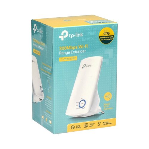 Wireless wifi jelerősítő, wifi lefedettség nővelő, fehér, TP-link TL-WA850RE