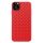iPhone 11 Pro (5,8") hátlap tok, TPU tok, piros, Devia Woven