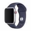 Apple Watch 1/2/3/4/5 okosóra szilikon szíj, sötét kék (Midnight blue), 38/40/41mm, Devia Deluxe Sport