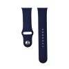 Apple Watch 1/2/3/4/5 okosóra szilikon szíj, sötét kék (Midnight blue), 38/40/41mm, Devia Deluxe Sport