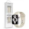 Apple Watch 1/2/3/4/5 okosóra szilikon szíj, kő fehér, 38/40/41mm, Devia Deluxe Sport
